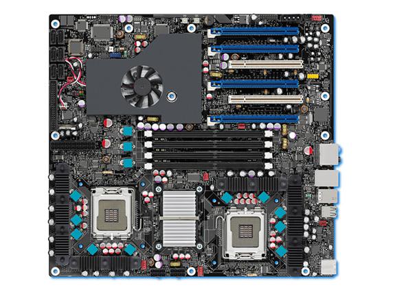 Exemplo placa mãe com 2 processadores físicos